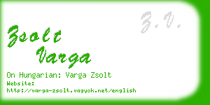 zsolt varga business card